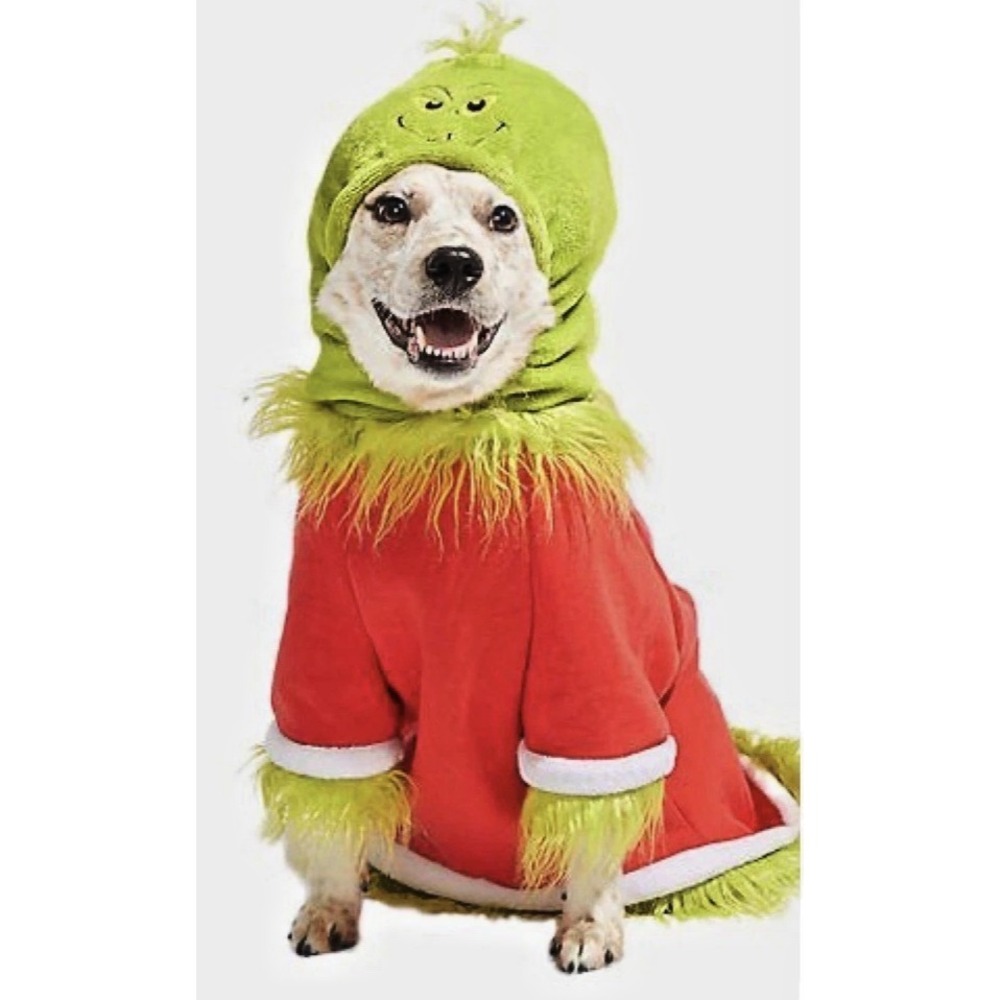 Dog Bark Box Brand The Grinch Costume Who Stole Christmas Vintage Dr Seuss Large